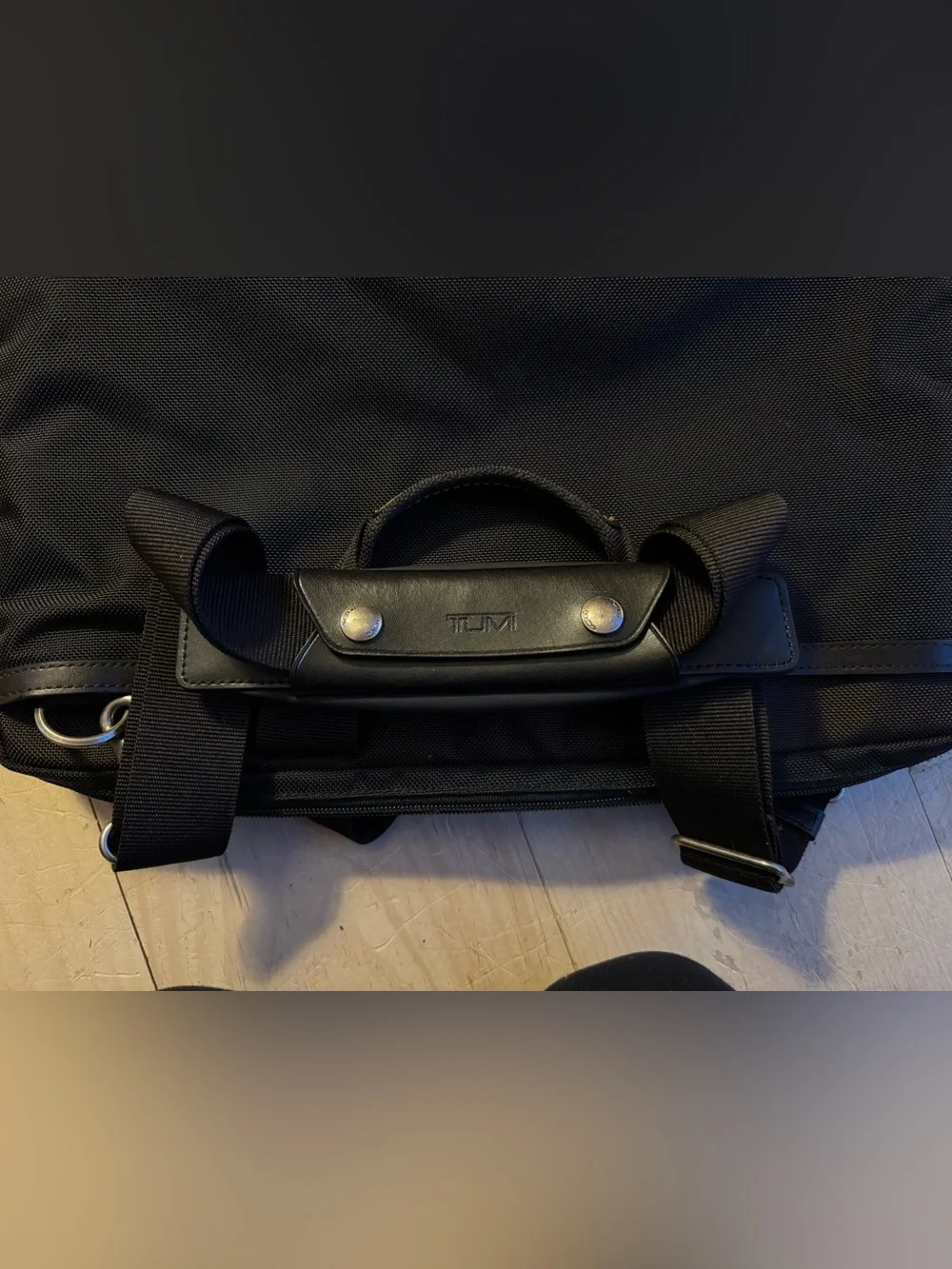 BUNDLE Tumi Laptop Bag, Laptop Insert and Tumi Flat Folding Pack